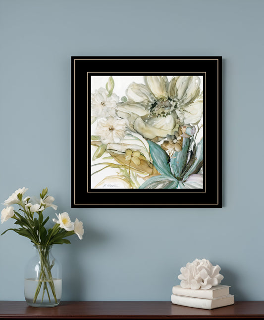 Sea glass Garden II 3 Black Framed Print Wall Art-0
