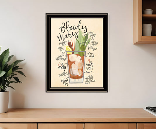 Bloody Mary 1 Black Framed Print Wall Art-0